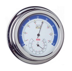 Hygrometer Thermometer Blau Und Wei Messing Oder Chrom Raig