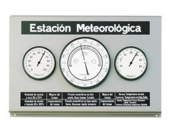 Estaciones meteorológicas analógicas  de exterior y observatorios completos