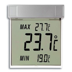 Thermomètre à mercure maximum et minimum avec auvent — Raig