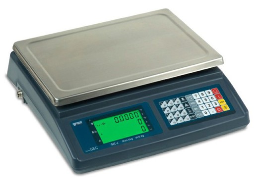 GEC series gram counting scale 6000g, 15000g and 30000g