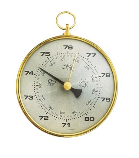 Gyllene aneroidbarometer