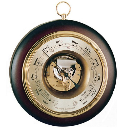 Barometer Aneroid Oxeye Doppelkapsel