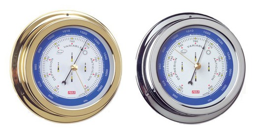 Nautical barometer brass or chrome