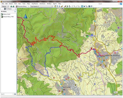 Garmin Topo Spanje v5.0 in kaart brengen