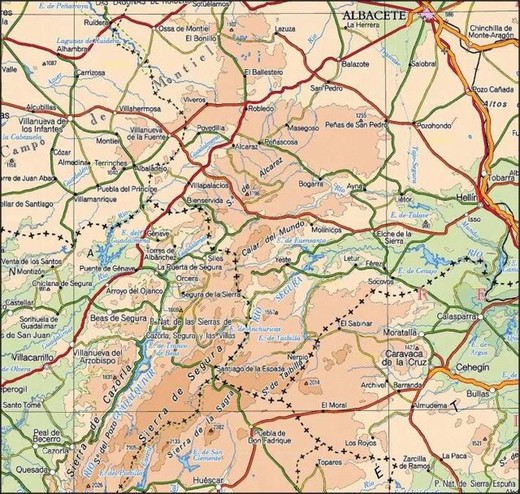 Mappatura per CompeGPS Sierra del Segura II