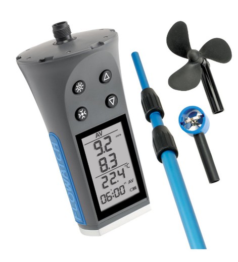 Flowatch Flowmeter and Anemometer with Case