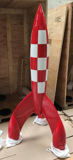 Tintin rocket 150 cm collection