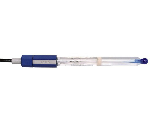 Glass pH electrode with Testo temperature