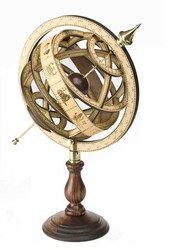 Armillar Sphere 20cm With Wooden Foot