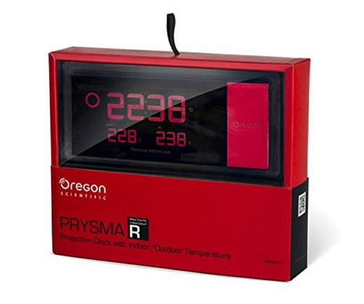 Stazione meteorologica per orologio con proiettore Prysma RMR-221-P rosso —  Raig