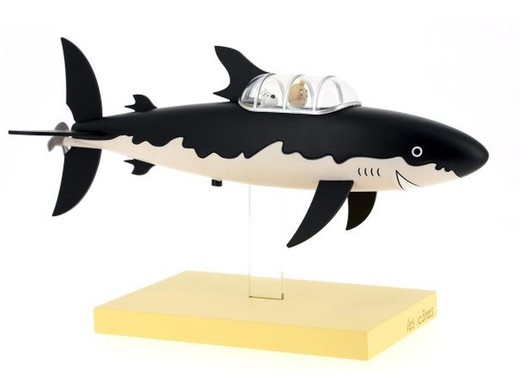 Tintin Les Icones Shark Underwater Figure