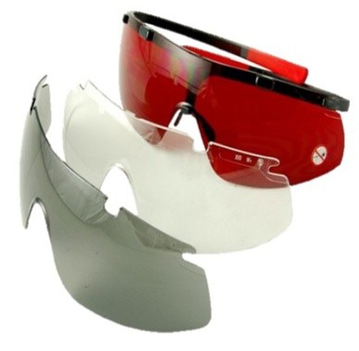 Red laser glasses