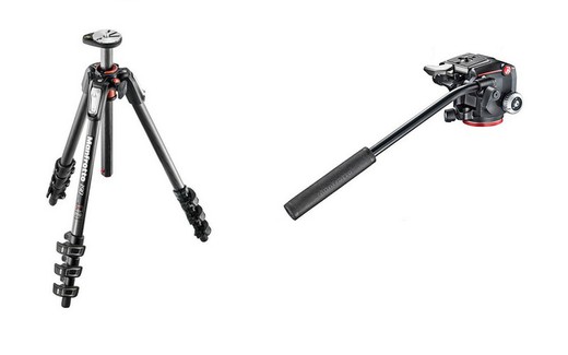 Manfrotto 190XPRO4 carbon tripod kit + XPRO-2Way kuglehoved