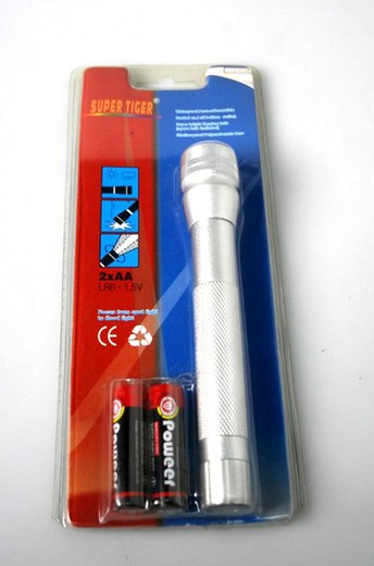 Large Flashlight AA Battery