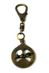 Nautical Astrolabe Keychain