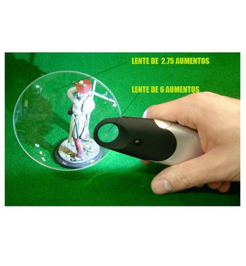Articulating Magnifier with Led 2-6x