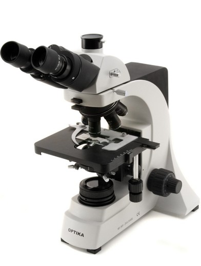 Microscopio Optika B-500, 1000X, trinoculare