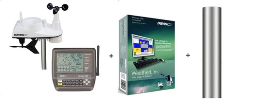 Pack Estación Meteorológica Profesional Davis Vantage Vue con Weatherlink USB