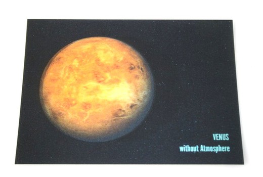 Venus Without Atmosphere Postcard