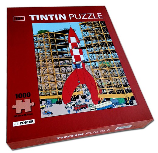 Puzzle Tintin Lunar Rocket