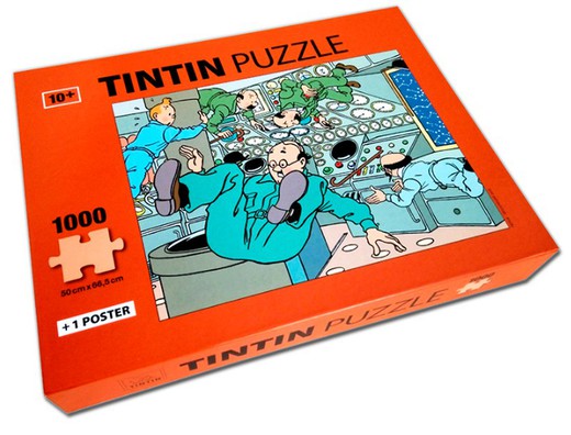 Tintin Weightless Rocket Puzzle