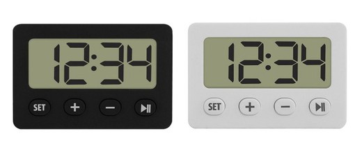 Alarm clock and stopwatch