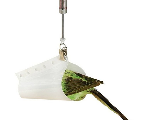 Set of 5 units of bags for weighing birds