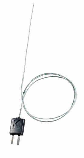 Testo type K 80cm fiberglass thermocouple probe