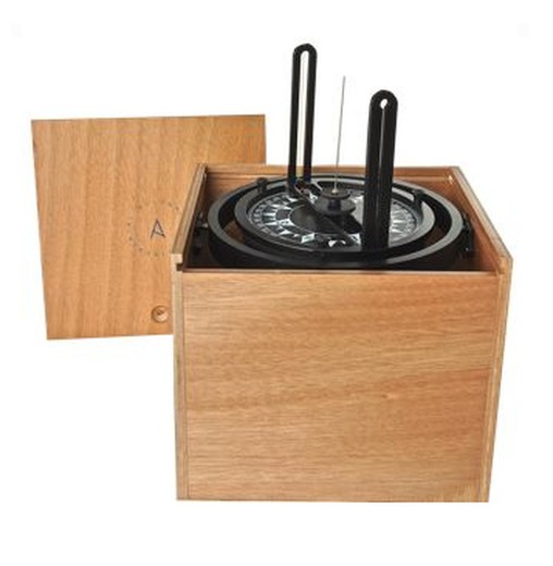 Taxímetro alidada profissional em caixa de madeira