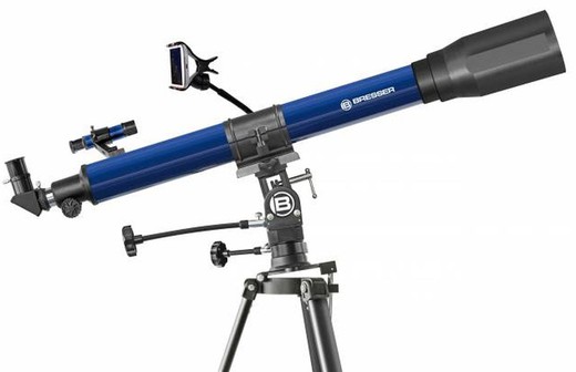 Bresser Skylux 70/700 telescope with smartphone adapter