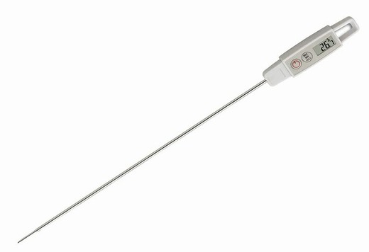 Thermomètre avec sonde en acier inoxydable 300 mm