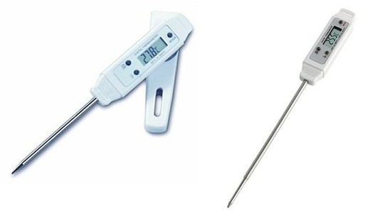 Stainless steel thermometer