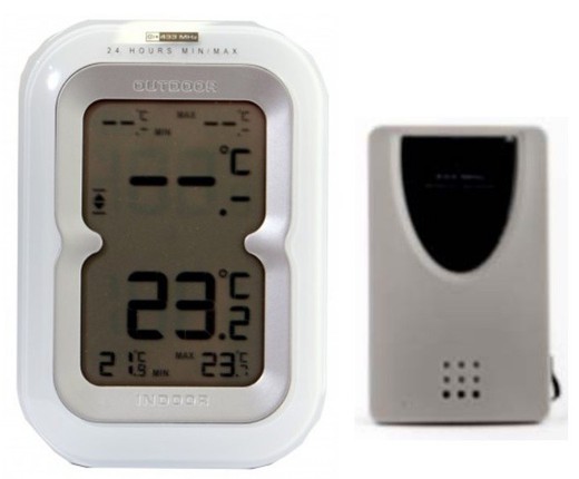 Möller max / min digital thermometer with wireless sensor ref 105058