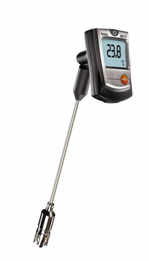 Termometro Testo 905-T2 con sonda para superficies planas o irregulares