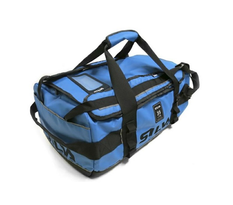 Accedi a una borsa impermeabile da 35 litri blu