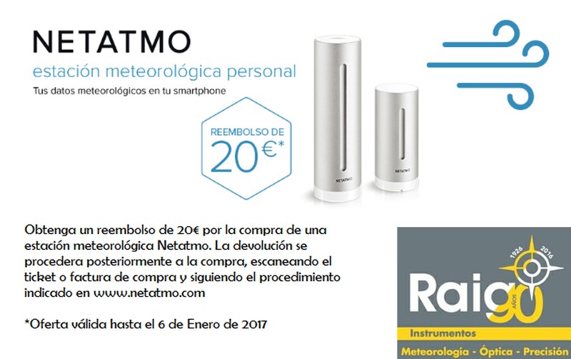Netatmo smartphone weather station pack — Raig