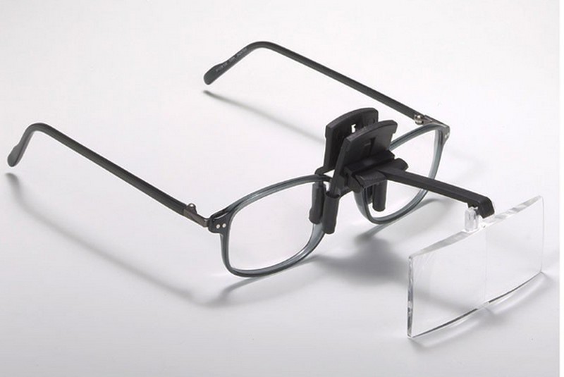Lente d'ingrandimento binoculare per occhiali 1.7X