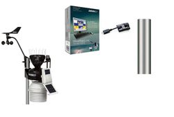 Davis Vantage Pro 2 Plus Wireless Self-Suction Professional Weather Station Pack with Weatherlink USB