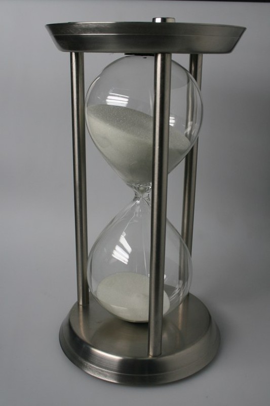 Timer clessidra con sabbia nera 60 minuti telaio in legno timer sabbia  creativo ha 788703542255