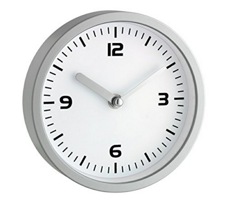 Mini reloj de ducha impermeable Ip24 reloj de pared ventosa reloj