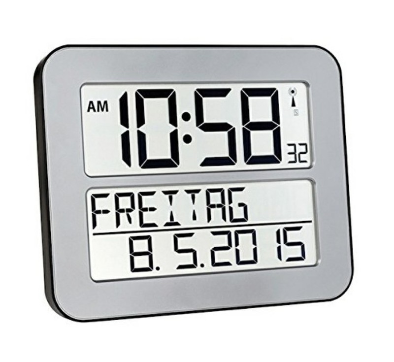 Digital ur med kalender og alarm  Raig