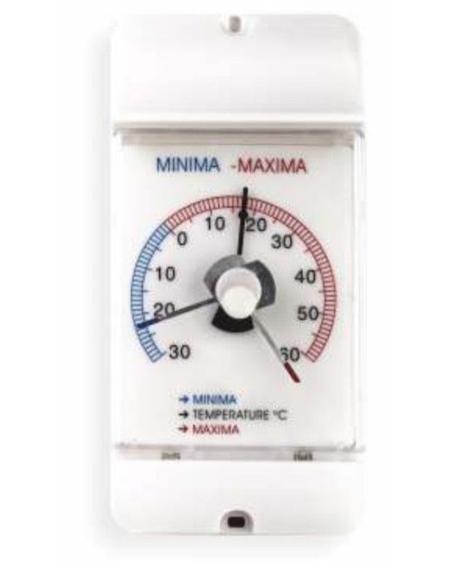 Thermomètre Maxi/Mini analogique à alcool