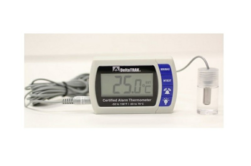 SeniorMar Facile da Usare Design Pratico Sonda Digitale LCD Frigorifero Congelatore Termometro Interno Sensore termometro Misuratore per Frigorifero 