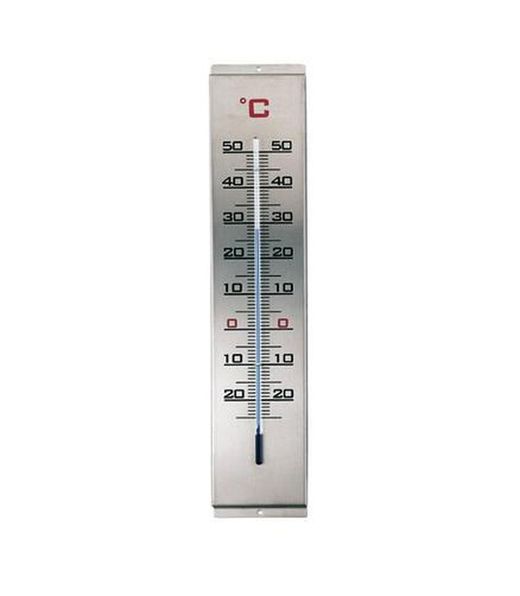 Großes Außenthermometer aus Edelstahl