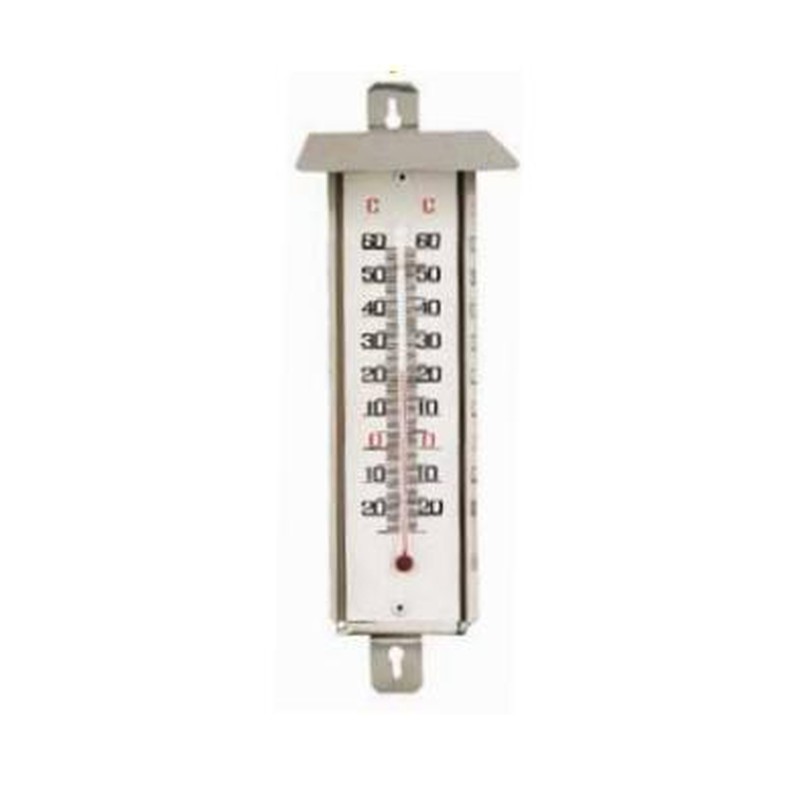 Termometro esterno in alluminio con tetto — Raig