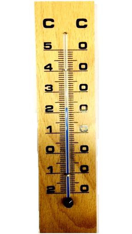 Termometro da legno per interni