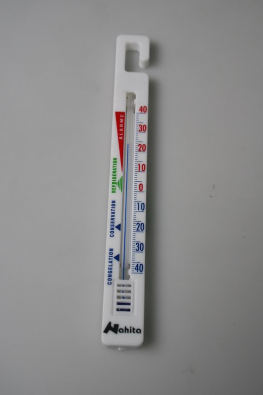 Termometro da frigorifero con gancio 150 mm