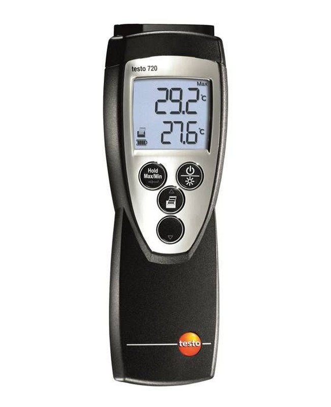 Verbetering gouden Lucht Professionele 1-kanaals thermometer Testo 720 — Raig